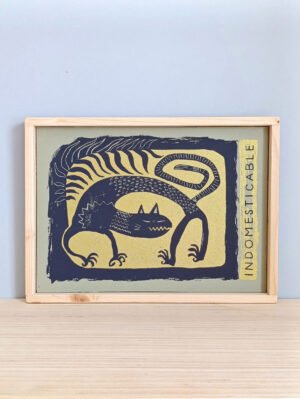 "INDOMESTICABLE" GRABADO ORIGINAL