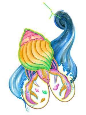 LÁMINA SIGNOS ZODÍACO - CÁNCER