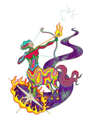 LÁMINA SIGNOS ZODÍACO - SAGITARIO